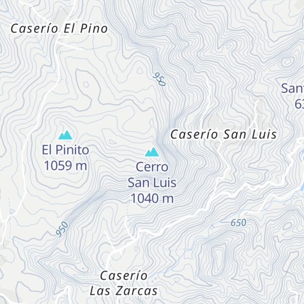 Map of Cerro San Luis