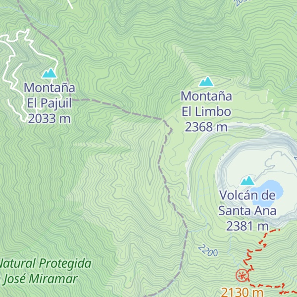 Map of Montaña La Gloria