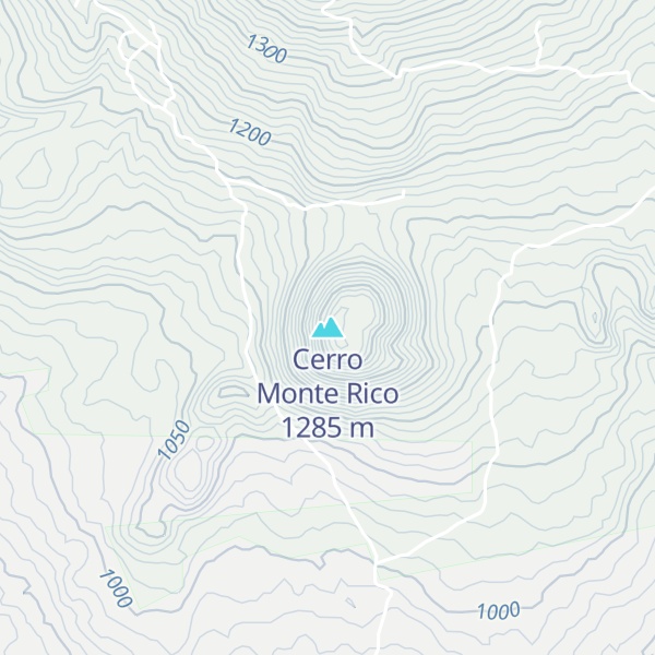 Map of Cerro Monte Rico