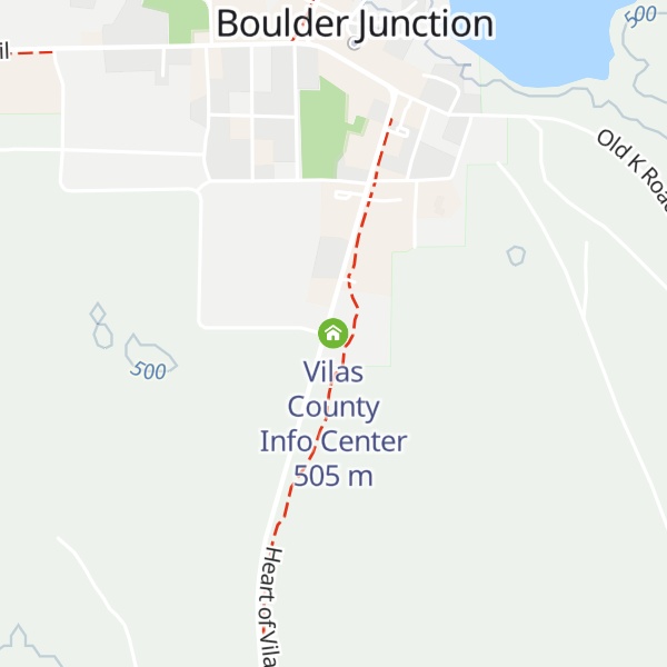 Map of Vilas County Info Center