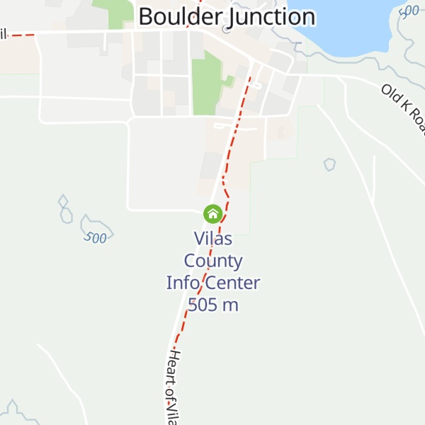 Map of Boulder Junction Chamber of Commerce and Visitor Center