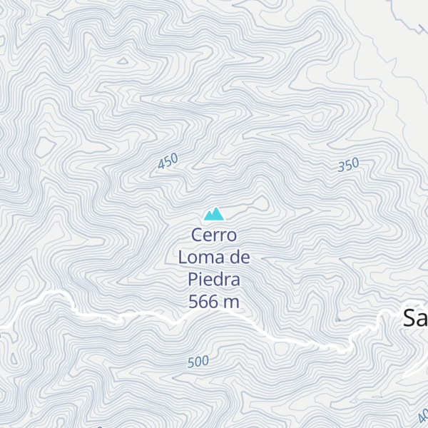 Map of Cerro Loma de Piedra