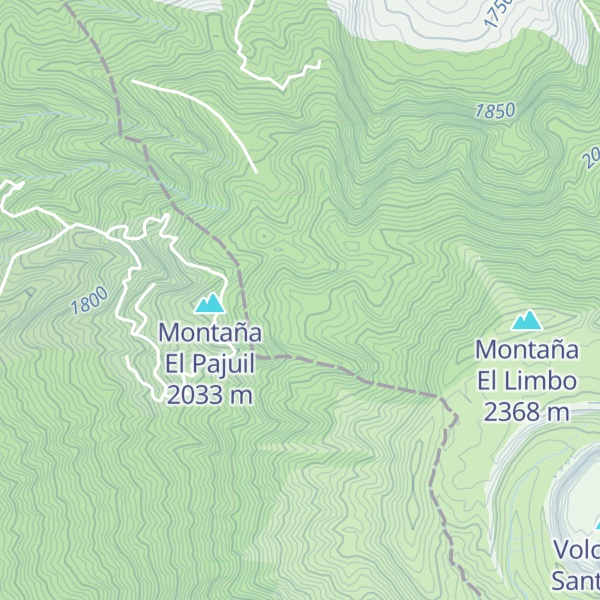 Map of Cerro La Joya del Chichicastal