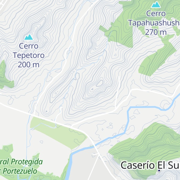 Map of Cerro Las Brujas