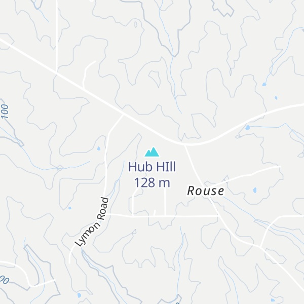 Map of Hub HIll