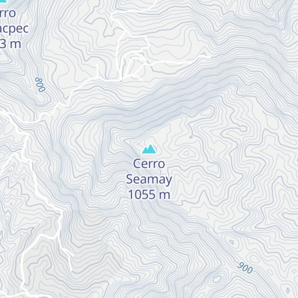 Map of Cerro Seamay
