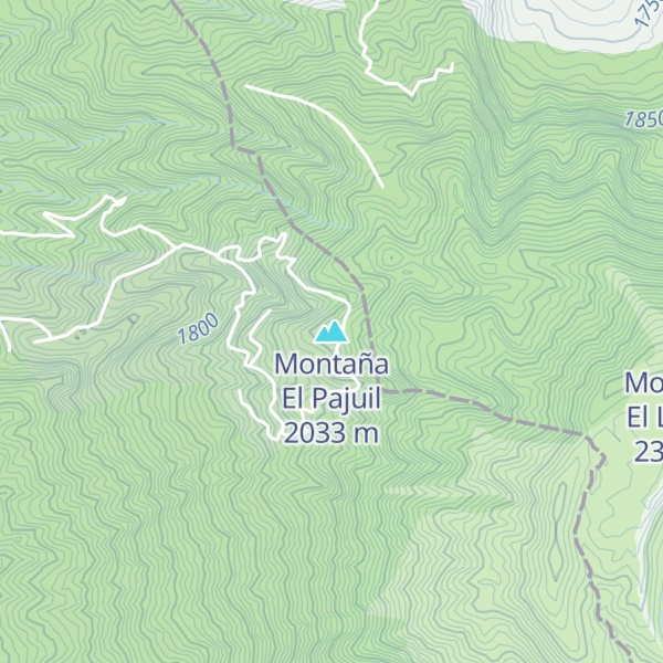 Map of Montaña El Pajuil