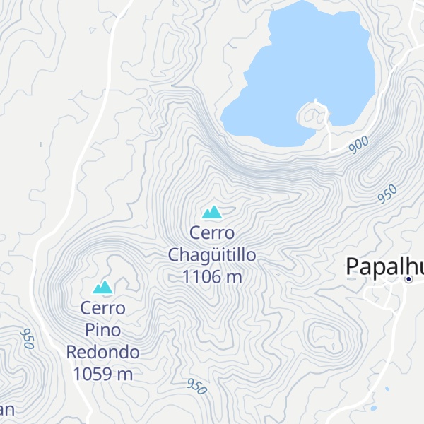 Map of Cerro Chagüitillo