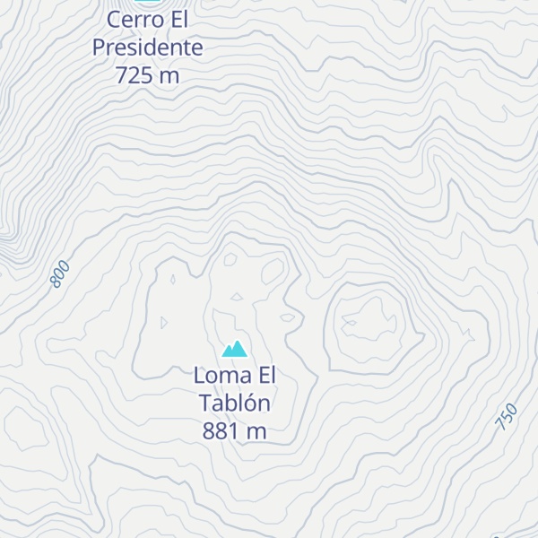 Map of Loma del Tablón