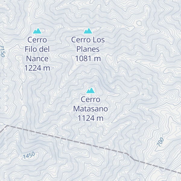 Map of Cerro Matasano