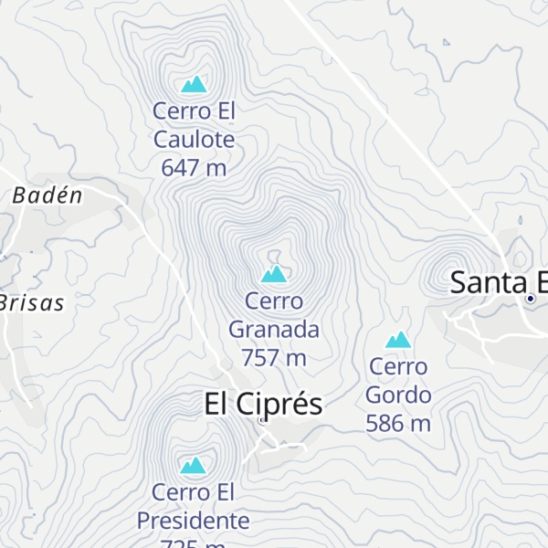 Map of Cerro Granada