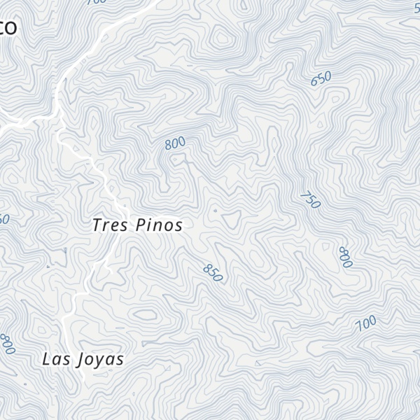 Map of Cerro Loma del Frío