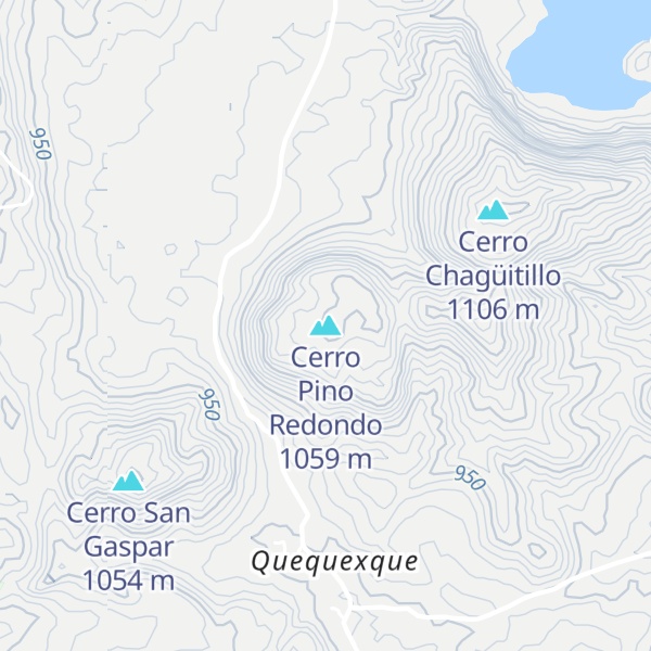 Map of Cerro Pino Redondo