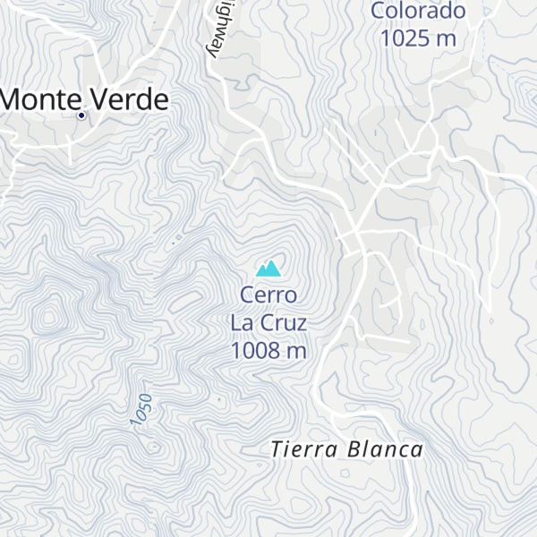 Map of Cerro La Cruz