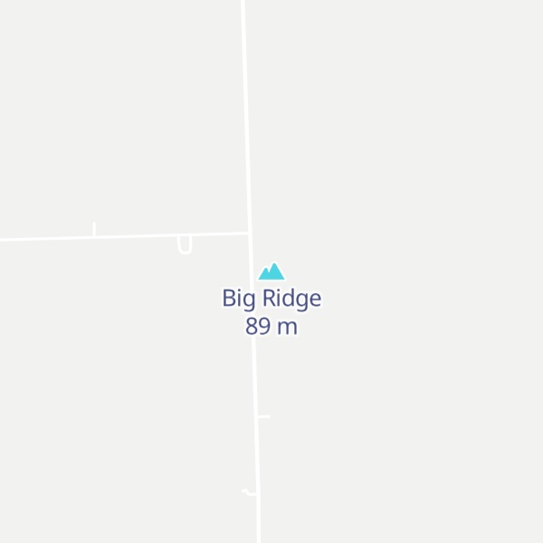 Map of Big Ridge