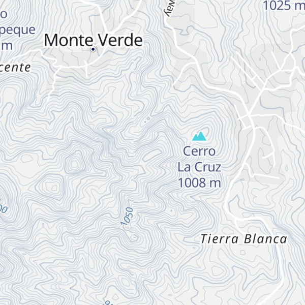 Map of Cerro Peña del Cuervo