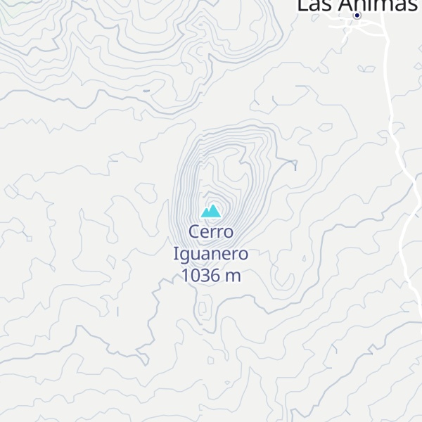 Map of Cerro Iguanero