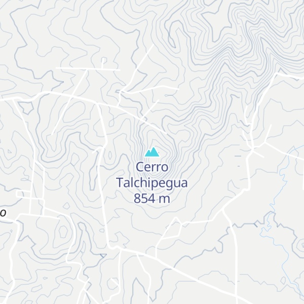 Map of Cerro Talchipegua