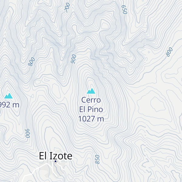 Map of Cerro El Pino