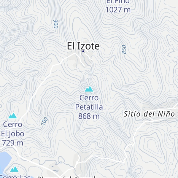Map of Cerro Petatilla
