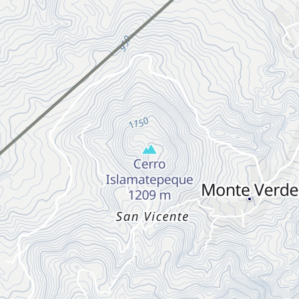 Map of Cerro Islamatepeque