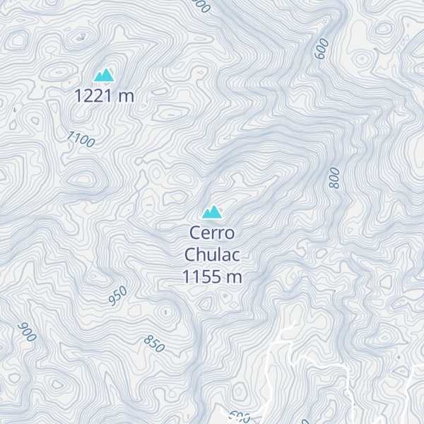 Map of Cerro Chulac
