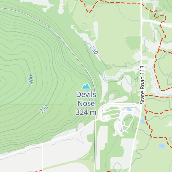 Map of Devils Nose