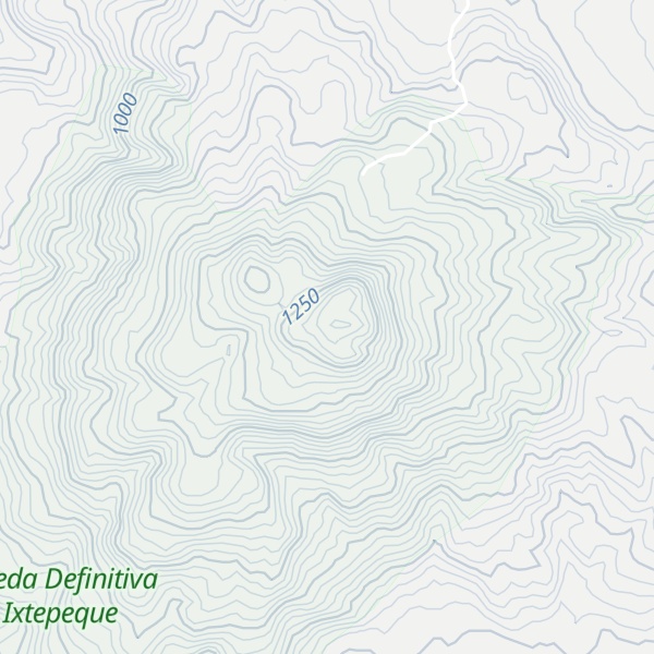Map of Volcán Ixtepeque