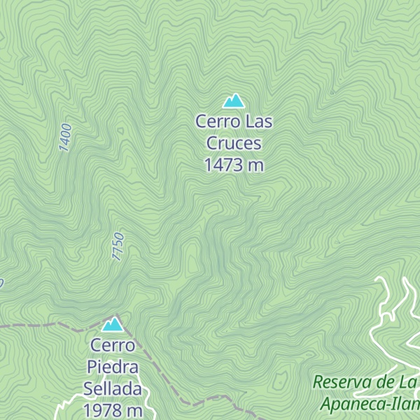 Map of Cerro La Cima
