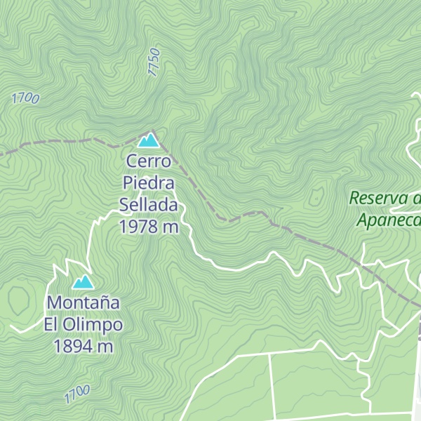 Map of Cerro Ojo de Agua