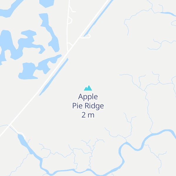 Map of Apple Pie Ridge
