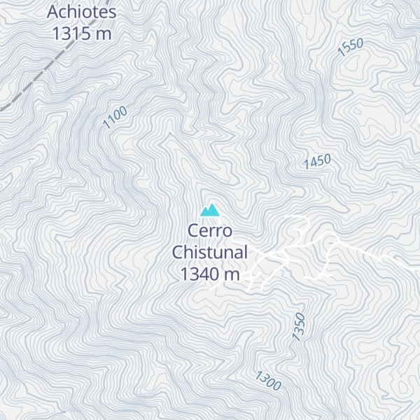 Map of Cerro Chistunal