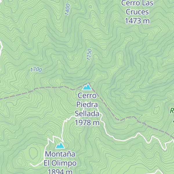 Map of Cerro Piedra Sellada