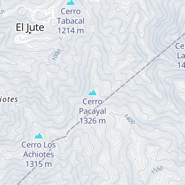 Map of Cerro Pacayal