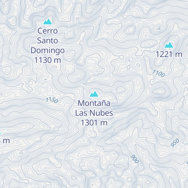 Map of Montaña Las Nubes