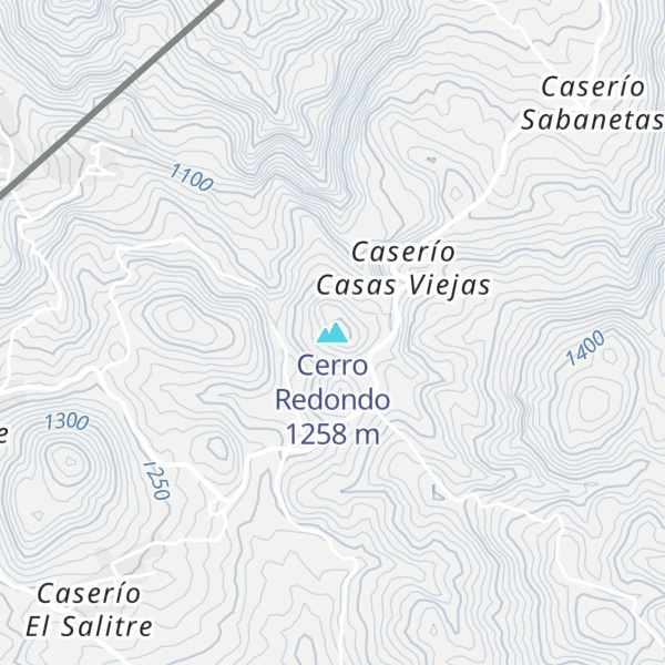 Map of Cerro Redondo