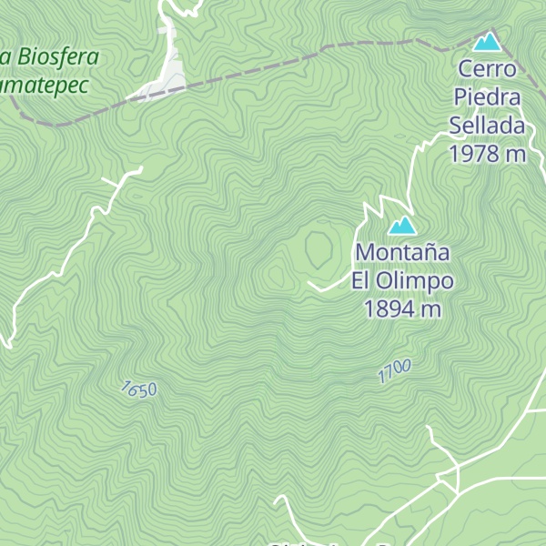 Map of Cerro El Aguila