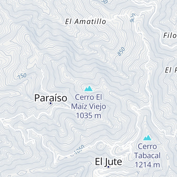 Map of Cerro El Maíz Viejo