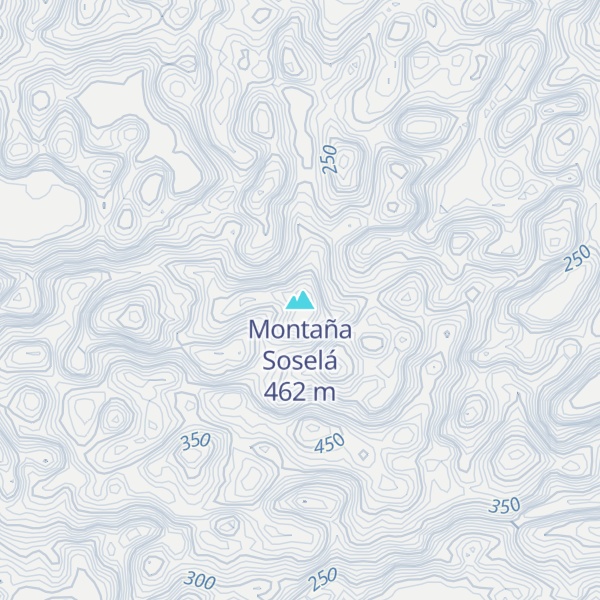 Map of Montaña Soselá