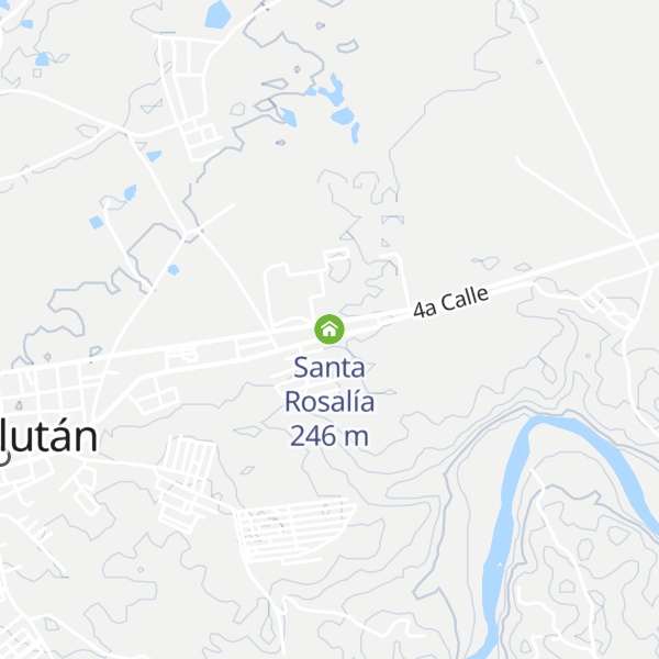 Map of Santa Rosalía