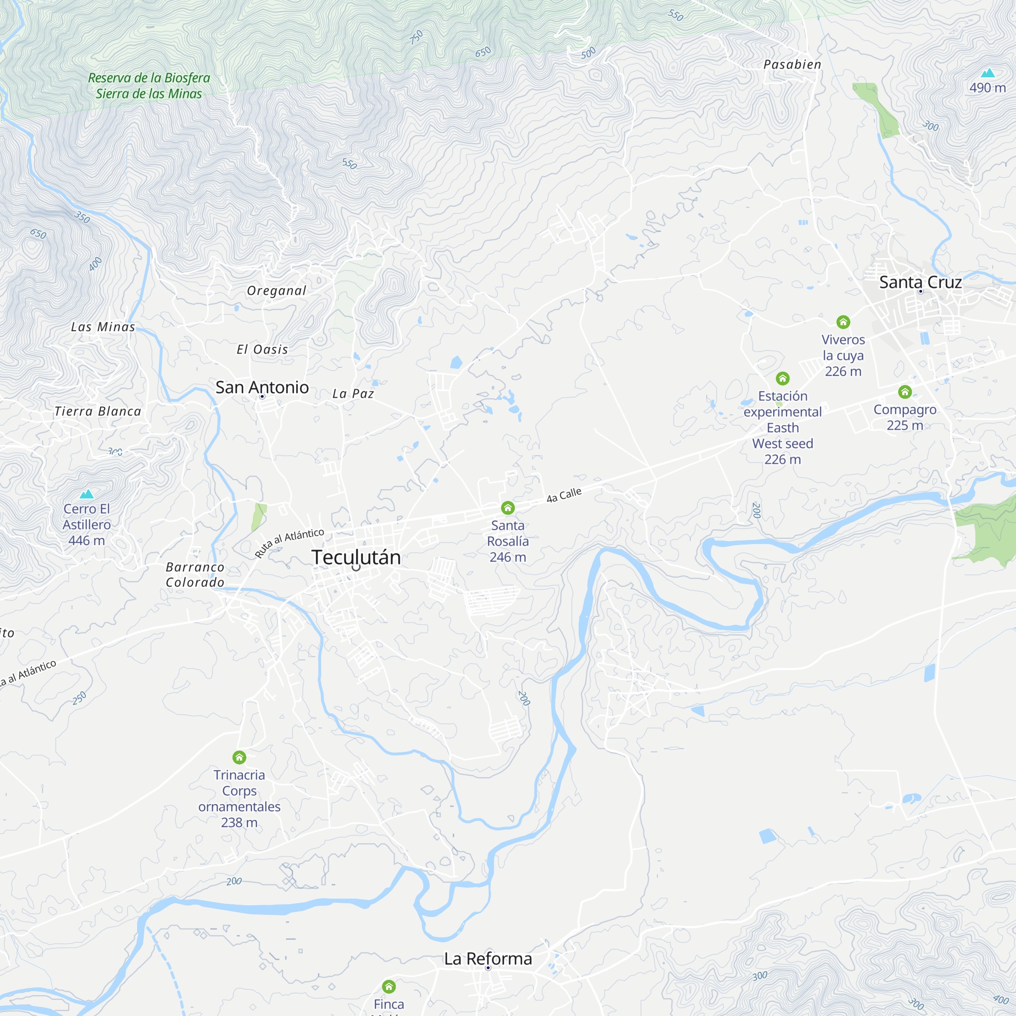 Santa Rosalía map