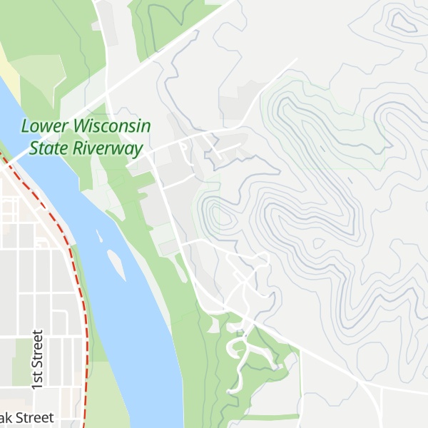 Map of Round Top Hill