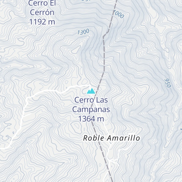 Map of Cerro Las Campanas