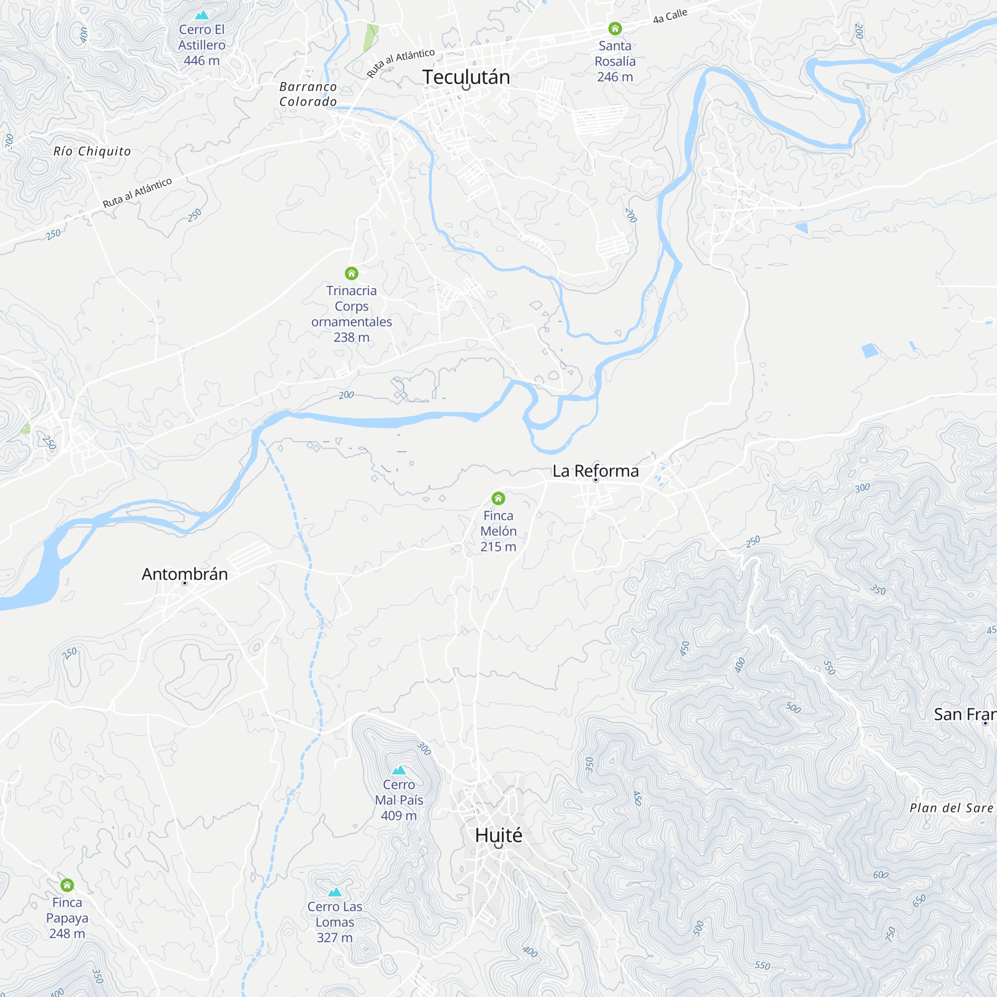 Finca Melón map
