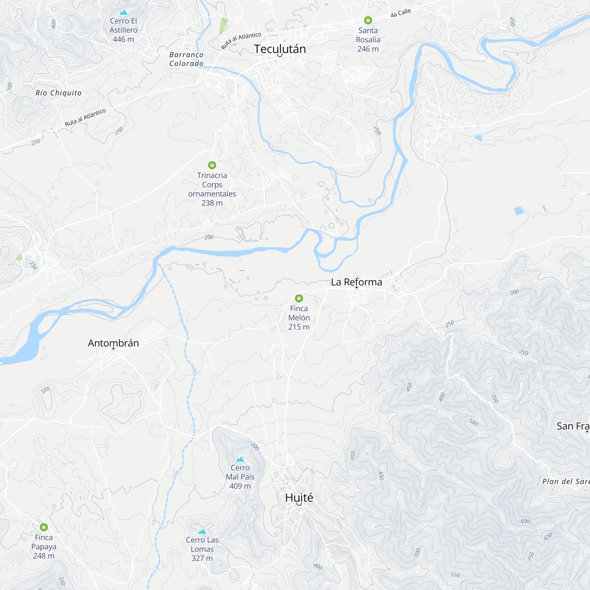 Finca Melón map