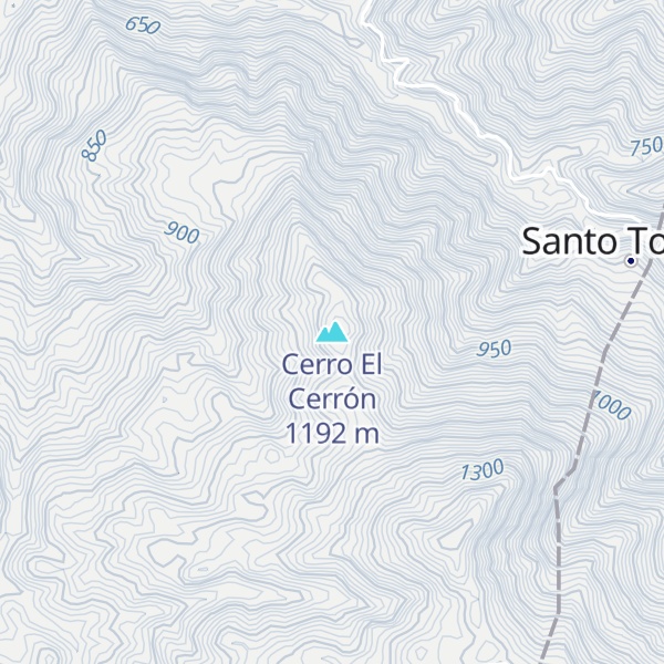 Map of Cerro El Cerrón