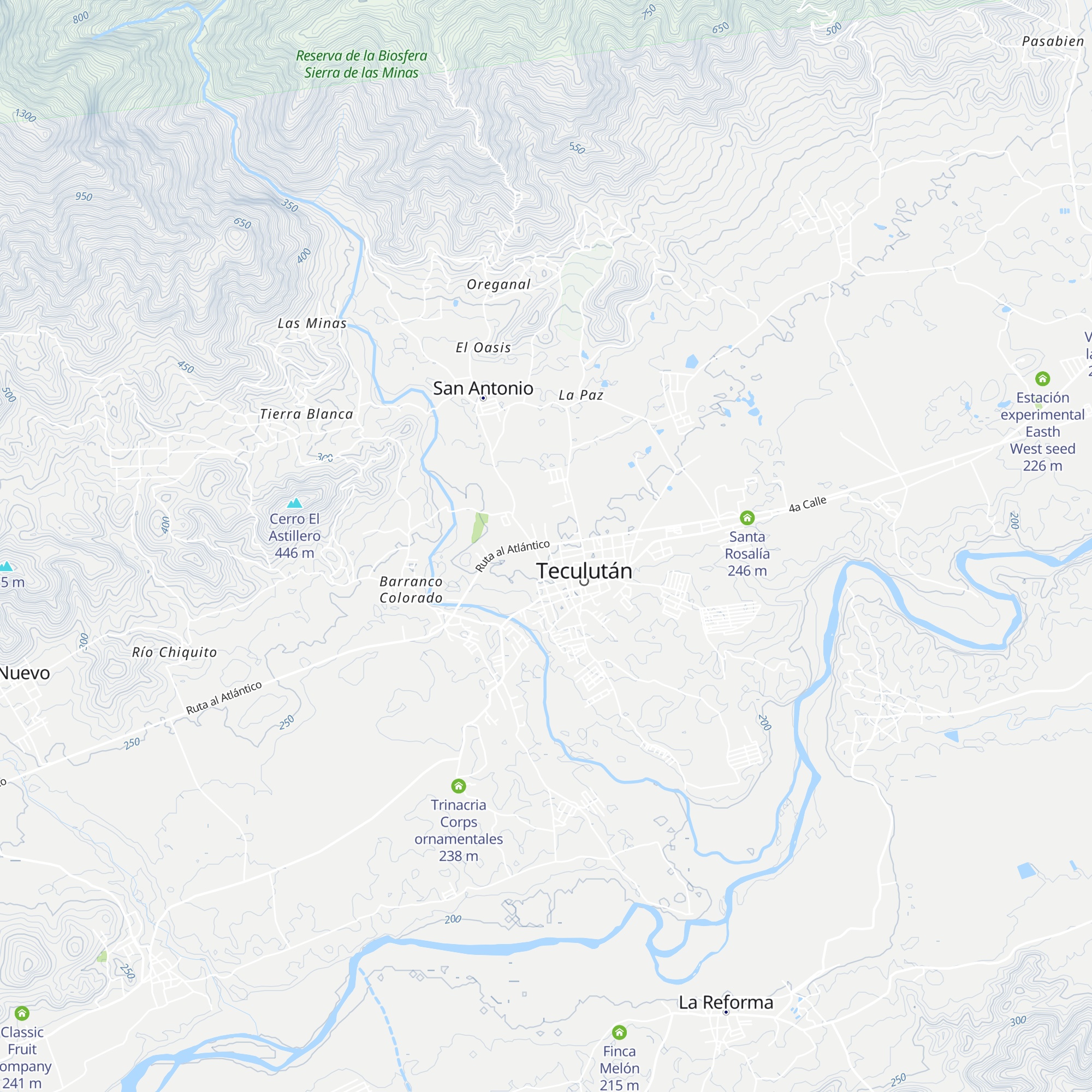 Agropecuaria map