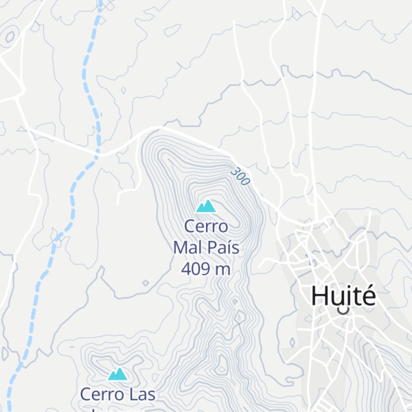 Map of Cerro Mal País
