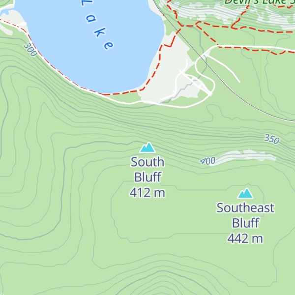 Map of South Bluff