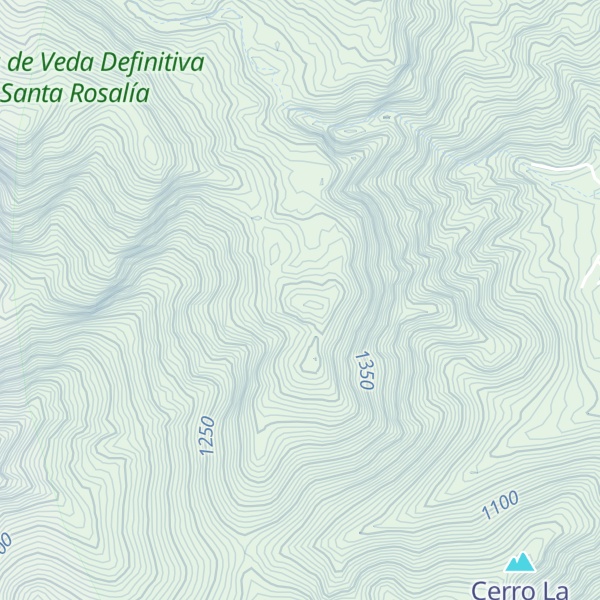 Map of Cerro Revolcadero